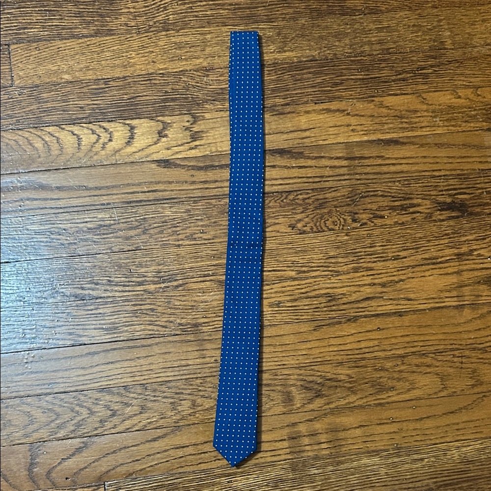 Crewcuts boys Classic Blue Polka Dot Tie